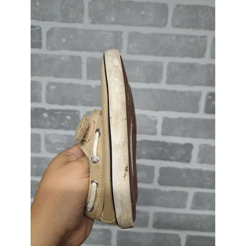 Polo Ralph‎ Lauren Toddler Boy's Boat Tan Shoes Size 8